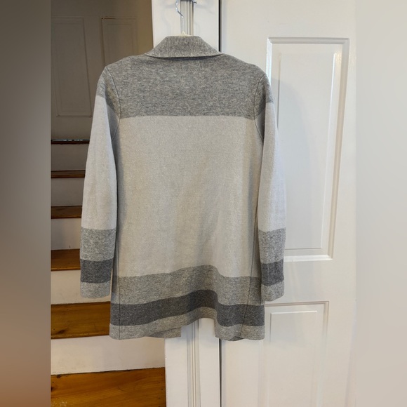 Benedetto B open front cardigan, merino wool/cashmere M soft, cozy - Picture 6 of 6